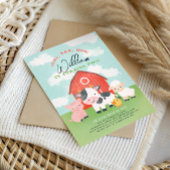 Invitation Farm Animal Boys Barnyard 2e anniversaire