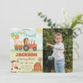 Invitation Farm Animals Ranch Kids Birthday Photo (Debout devant)