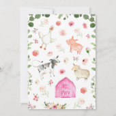 Invitation Farm Girl Baby Shower (Dos)