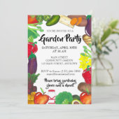 Invitation Farmers Market Veggie Garden Spring Plantation Par (Debout devant)