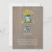 Invitation Farmhouse Sunflowers Watering Can Baby Shower (Dos)