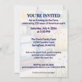 Invitation Farmstead Americana ★ Patriotic US 250 Celebration (Dos)