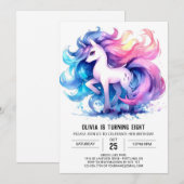 Invitation Farmyard Custom Horse Anniversaire (Devant / Derrière)