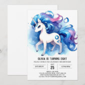 Invitation Farmyard Editable Horse Anniversaire (Devant / Derrière)