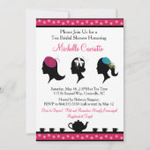 Invitation Fascinateur Casquette Thé nuptiale de douche Invit (Devant)