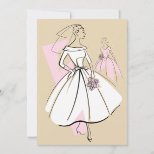 Invitation Fashion Bride Neutral Group