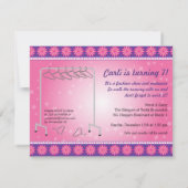 Invitation Fashion Diva fête d'anniversaire (Dos)