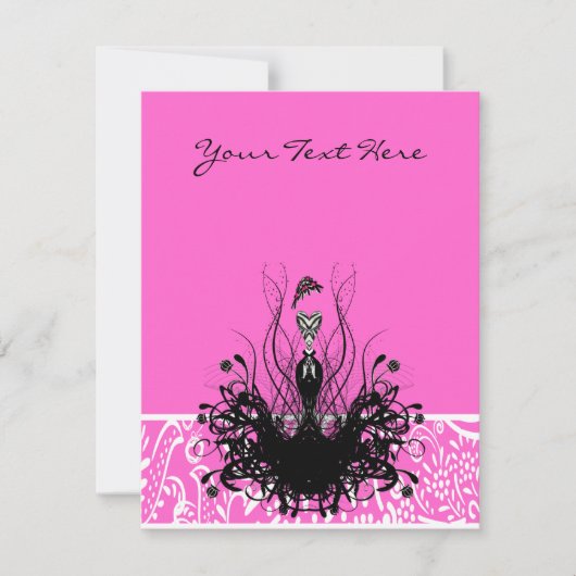 Invitation Fashion Diva Invitations, Flyers et Stickers (Devant)