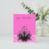 Invitation Fashion Diva Invitations, Flyers et Stickers (Debout devant)