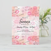 Invitation Fashion girly (Debout devant)