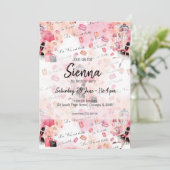 Invitation Fashion girly (Debout devant)