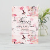 Invitation Fashion girly (Debout devant)