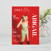 Invitation Fashion Magazine des années 90 (Debout devant)