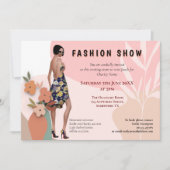Invitation Fashion Show tendance Événement Formes Abstraites (Devant)