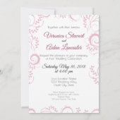 Invitation Fashionillustration élégante de l'invitation de ma (Dos)