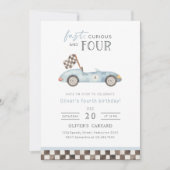 Invitation Fast, Curious & Four Racing 4th Birthday (Devant)