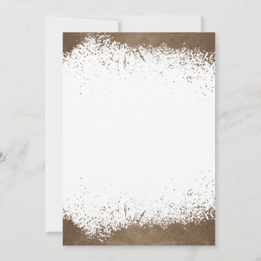 Invitation Fast Fearless & Five Muddy ATV Boy 5e anniversaire (Dos)