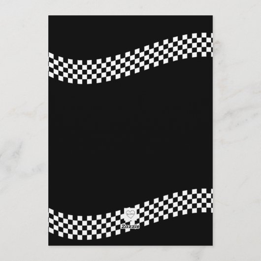 Invitation Fast & Five, Racing 5th Birthday (Dos)