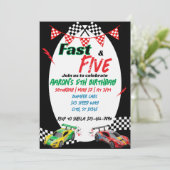 Invitation Fast & Five, Racing 5th Birthday (Debout devant)