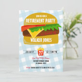 Invitation Fast food Retirement (Debout devant)