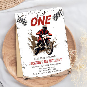 Invitation Fast One Dirt Bike Adventure 1er anniversaire
