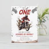 Invitation Fast One Dirt Bike Adventure 1er anniversaire (Debout devant)