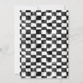 Invitation Fast One Race Car 1er Anniversaire Racing Boy (Dos)