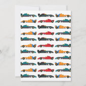 Invitation Fast One Race Car 1st Boy Birthday Party (Dos)