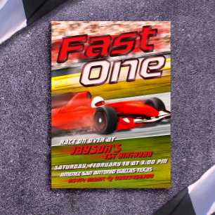 Invitation Fast One Racing 1er anniversaire