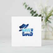 Invitation father's day (Debout devant)