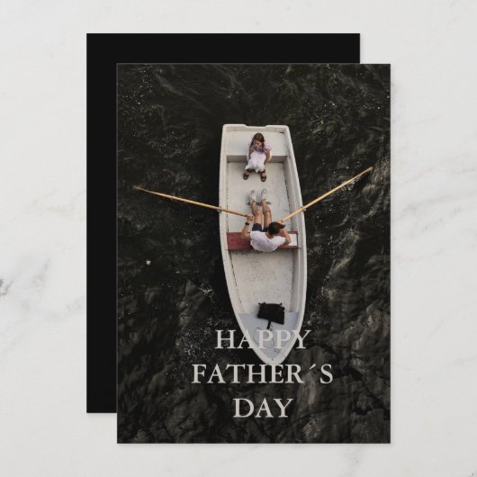 Invitation Fathers day card  (Devant / Derrière)