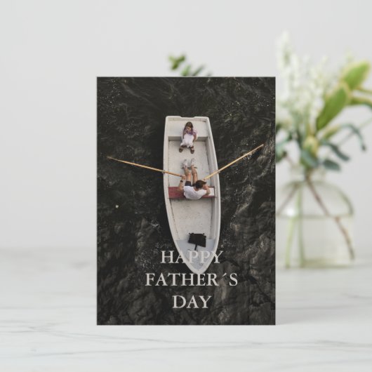 Invitation Fathers day card  (Debout devant)