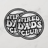 Invitation Fatigué Dads Club Funny (Devant / Derrière)