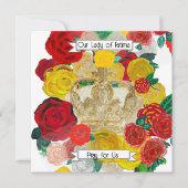 Invitation Fatima Prayer Card (Devant)