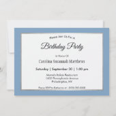 Invitation Faune Brown Pélican eau photo Anniversaire (Dos)