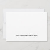Invitation Faune de Seattle (Dos)