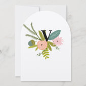 Invitation Faune et flore (Dos)