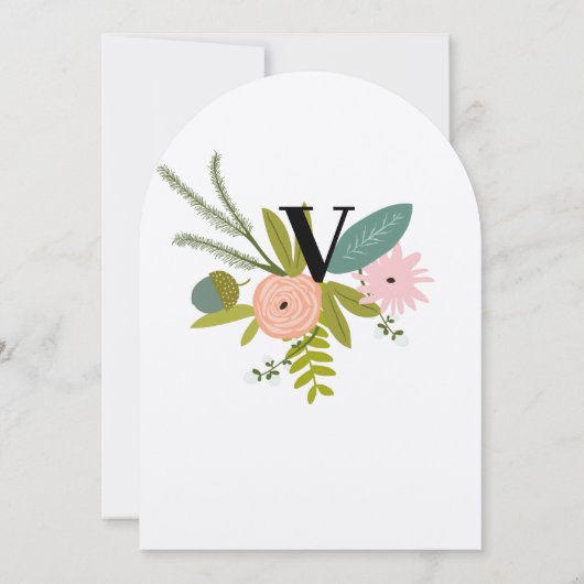 Invitation Faune et flore (Dos)