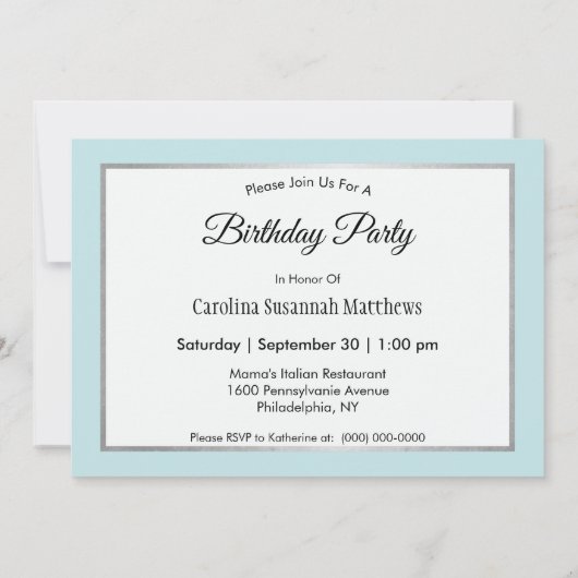 Invitation Faune Red Tail Hawk Automne Photo Anniversaire (Dos)