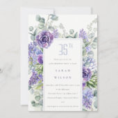 Invitation Faune Succulente d'Eucalyptus Lilac N'Importe Quel (Devant)