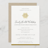 INVITATION FAUNE VERTE ROSE EUCALYPTUS WREATH WORKSHOP (Devant / Derrière)