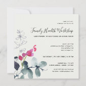 INVITATION FAUNE VERTE ROSE EUCALYPTUS WREATH WORKSHOP (Devant)