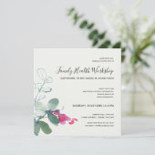 INVITATION FAUNE VERTE ROSE EUCALYPTUS WREATH WORKSHOP (Debout devant)