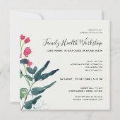 INVITATION FAUNE VERTE ROSE EUCALYPTUS WREATH WORKSHOP (Devant)