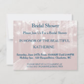 Invitation Faux Blue Glittering Fab Confetti Sparkles Points (Devant)