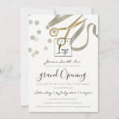 INVITATION FAUX CÉRÉMONIE D'OUVERTURE DE GRAND COUP DE RUBAN  (Devant)