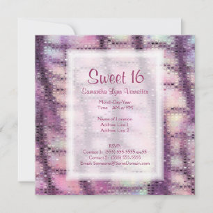 Invitation Faux Dragon Skin (quartz rose)
