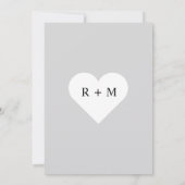 Invitation Faux Effet Vélin Photo Mariage Enregistrer La Date (Dos)