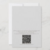 Invitation Faux Embossed Seashell Formal QR Code Wedding (Dos)