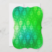 Invitation Faux Foil Arabian Bollywood Célébration de la vie (Dos)